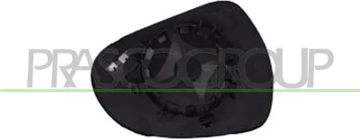 Produktbild von PRASCO Spiegelglas Außenspiegel Links passend für PEUGEOT 207 (WA, WC) Unbeheizt PG3207504