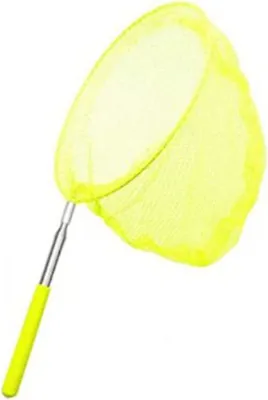 Produktbild von Kinder-Fischernetz, Teleskop-Fischernetz, Kescher mit Fischerstange, Teleskopstange aus Edelstahl, Fischernetz mit langem Griff für den Teich