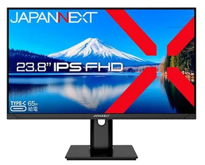 Produktbild von JAPANNEXT JN-IPS238FHDR-C65W-HSP, 60,5 cm (23.8"), 1920 x 1080 Pixel, Full HD, LED, 14 ms, Schwarz