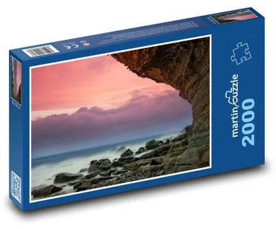 Obrázek produktu pro Puzzle 2000 Skalnaté pobřeží za soumraku - martinpuzzle