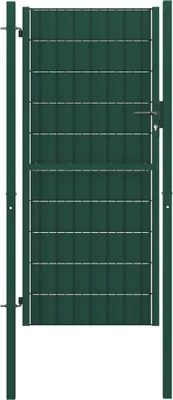 Obrázok produktu pre Plotová brána PVC a oceľ 100x204 cm zelená