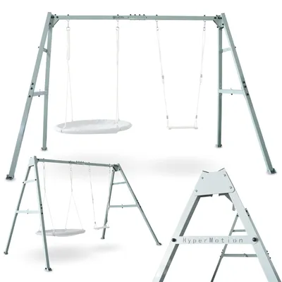 Produktbild von HyperMotion Robustes Schaukelgestell für Garten, 200 kg Belastbarkeit, wetterfest