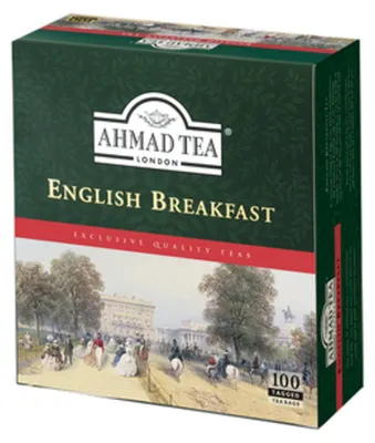 Zdjęcie produktu dla English Breakfast Ahmad Tea 100 torebek x2g