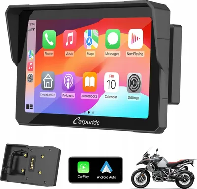 Produktbild von Carpuride W702B Motocyklowy ekran BMW Carplay/Android Auto GPS