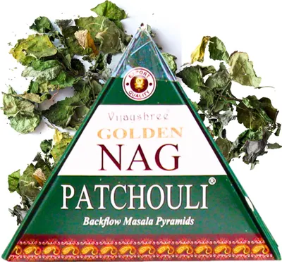 Obrázok produktu pre Vonné tyčinky Backflow Jumbo Golden Nag - Patchouli