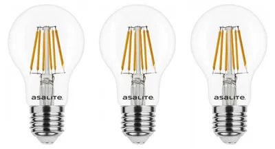 Produktbild von Asalite LED-Lampe A60 E27 6W 660lm 2700K 220-240V 3 Stück