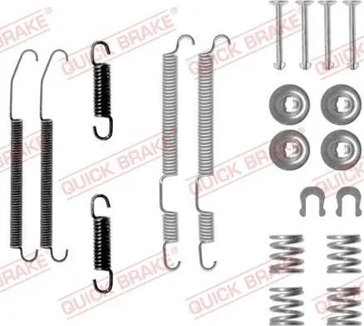Produktbild von QUICK BRAKE 105-0760 Zubehörsatz, Bremsbacken x