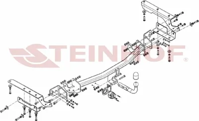 Produktbild von Z548171 Anhängerkupplung passend für TOYOTA RAV - 4 IV 2013-2015 starr