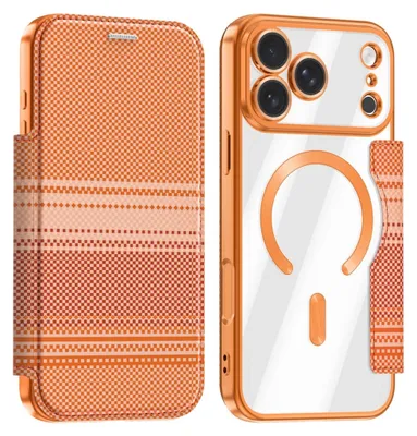 Produktbild von Handy Hülle MagSafe für Apple iPhone 17 Pro RFID Schutz Design Case Orange