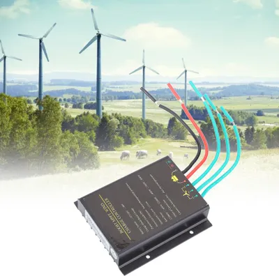 Image de contrôleur d'éolienne 12V/24V étanche Contrôleur de charge éolienne Boost MPPT Régulateur de puissance