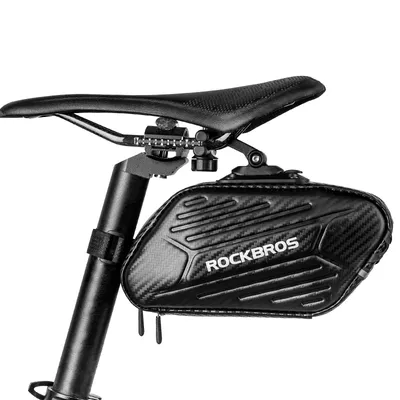Imagen del producto de ROCKBROS: Bolsa para sillín de bicicleta, bolsa para herramientas, bolsa para bicicleta, funda para sillín. Envío por DHL