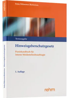 Obrázok produktu pre Hinweisgeberschutzgesetz