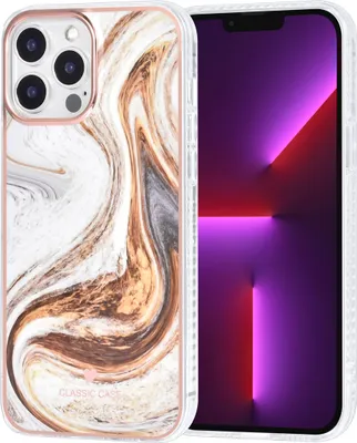 Produktbild von UNIQ Accessory iPhone 13 Pro Max TPU Backcover - Marble Brown