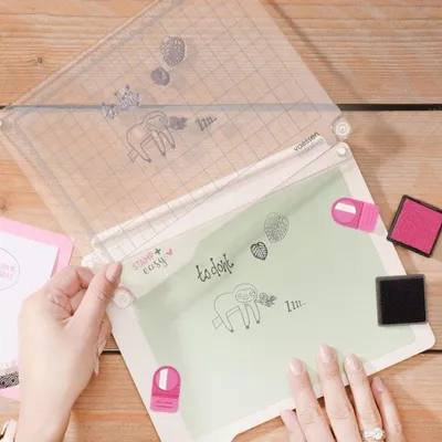 Immagine prodotto di Piattaforma di timbratura Vaessen Creative | Stamp Easy+