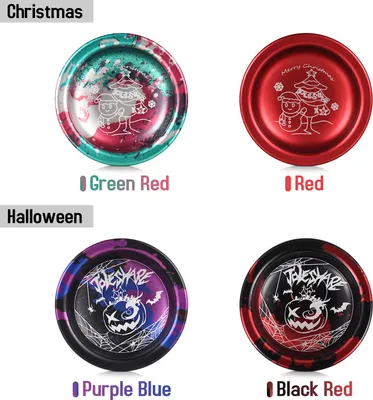 Produktbild von Vianočný profesionálny Yoyoball Konkurenčný hliníkový Yoyo Ball Yoyoball Darček so strunami a rukavicami