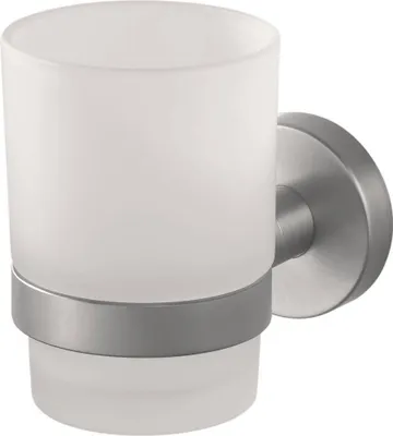 Produktbild von Haceka Kosmos Bekerhouder 6,7x11,4x9,5 cm RVS-Look