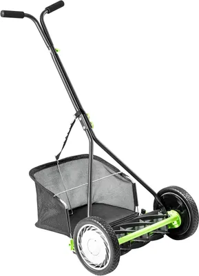 Productafbeelding van Kooimaaier - Handmaaier Gazon - Gazon Onderhouden - Scheren Gras - 40.6 cm - Zwart