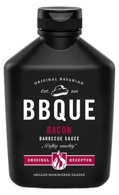 Obrázek produktu pro BBQUE BBQ omáčka Bacon, 400 ml