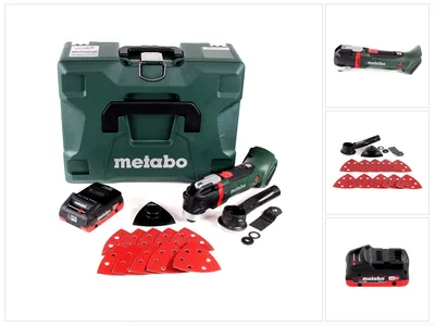 Obrázok produktu pre Akumulátorové multifunkčné náradie Metabo MT 18 LTX 18V ( 613021840 ) kompatibilné s OIS/Starlock + 1x akumulátor 4,0Ah + kufor - bez nabíjačky