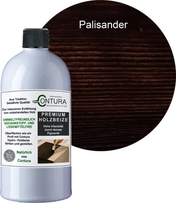 Produktbild von Contura 500ml. Holzbeize Wasserbeize Möbel Farbe - Palisander