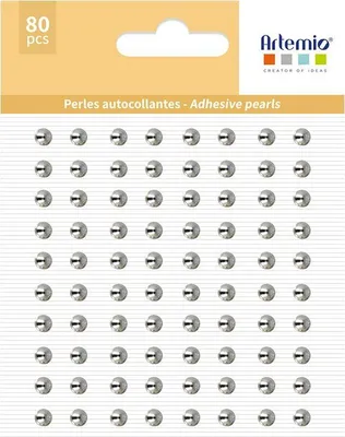 Image de 80 autocollants argentés