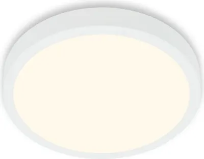 Produktbild von LED Deckenlampe Aufbauleuchte Werkstattlicht 4000K 16W Ø28cm weiß Briloner