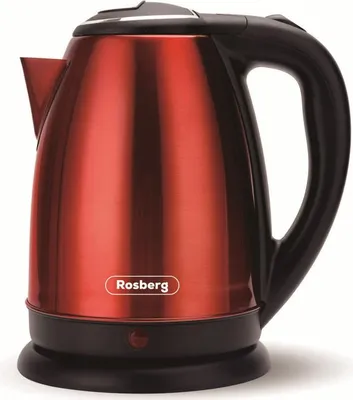 Obrázok produktu pre Rchlovarn kanvica Rosberg R51230IR, 1800 W, 1,8 l, ochrana, nerezov oce/erven