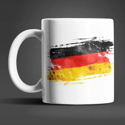 Produktbild von Deutschland Flagge Fahne Kaffeetasse Teetasse Tasse Geschenkidee