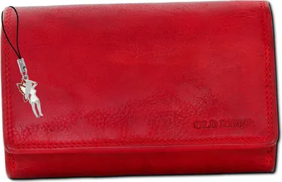 Produktbild von Portemonnaie rot Old River Leder D2OPD421R