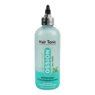 Produktbild von Morfose Ossion Haarwasser mit Menthol und Kräuterkomplex 300 ml – Erfrischendes Kopfhaut-Tonikum