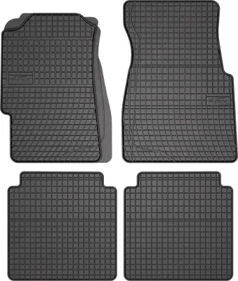 Obrázok produktu pre Gumové vaničkové autokoberce pre: Honda Civic VI 1995-2001 (sedan) – 4 ks, čierna, na mieru