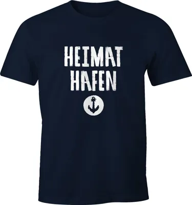 Produktbild von Herren T-Shirt Heimathafen Anker Moonworks® M