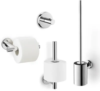 Produktbild von ZACK Scala Toilettenzubehörset 4-in-1 Edelstahl Glanz