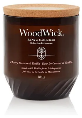 Produktbild von WoodWick ReNew Kirschblüte & Vanille Kerze 184 g