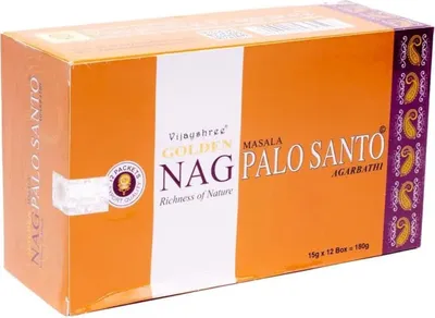 Produktbild von Golden Nag Palo Santo Räucherstäbchen -- 15 g