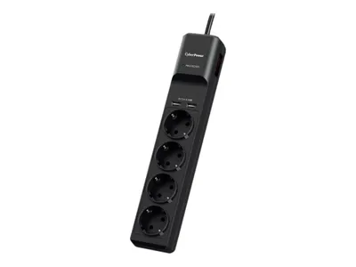 Image de Cyberpower P0420SUD0-DE CyberPower Prof. 4xSchuko/2xUSB Überspannungsschutz P0420SUD0-DE