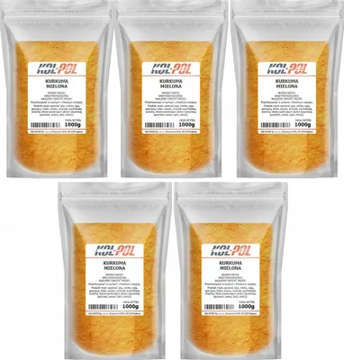 Zdjęcie produktu dla KURKUMA MIELONA 5kg Naturalna aromatyczna przyprawa wysoka jakość Kol-Pol