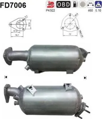 Obrázek produktu pro Filtr Pevných Částic Dpf Euro 4