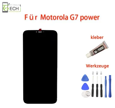 Produktbild von Für Motorola Moto G7 Power XT1955 LCD Display Bildschirm Touchscreen +Werkzeuge