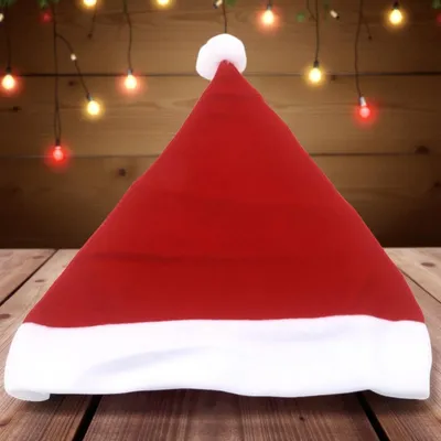 Produktbild von Klassieke rode kerstmuts met witte rand en pompon – zacht en comfy