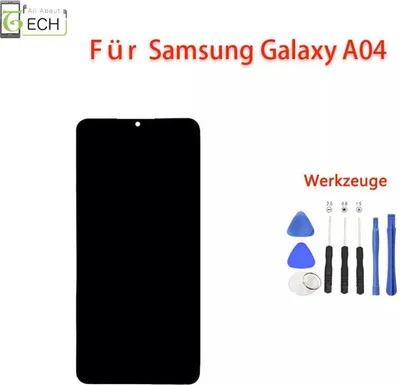 Produktbild von Für Samsung Galaxy A04 SM-A045 LCD Display mit Rahmen Touch Screen Bildschirm
