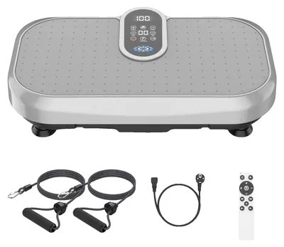 Immagine prodotto di Piattaforma vibrante, connettività Bluetooth, livelli di velocità regolabili, colore bianco