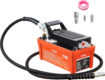Zdjęcie produktu dla Pneumatyczna pompa hydrauliczna VEVOR Pneumatyczna pompa nożna z wężem 2m 700bar