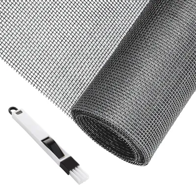 Productafbeelding van Vliegengaas voor ramen - 300x150CM - Muggennet - Op maat te snijden raamgaas - Insectenbescherming - Vliegengaas - UV - Bestendig (Grijs)