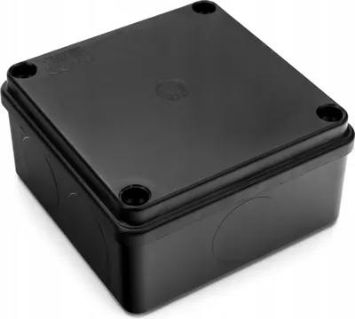 Produktbild von Pawbol | Installationsbox S-Box 116C - Schwarz - IP55 - UV-beständig - Hohe mechanische Festigkeit