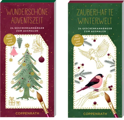 Produktbild von Kreativ-Adventskalender - Wunderschöne Adventszeit / Zauberhafte Winterwelt