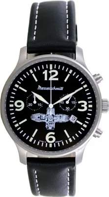 Produktbild von Aristo Herren Messerschmitt Uhr Chronograph Boxer-Chrono ME-Boxer12 Leder