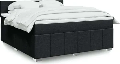 Produktbild von Maison Exclusive - Boxspringbett mit Matratze Schwarz 180x200 cm Stoff