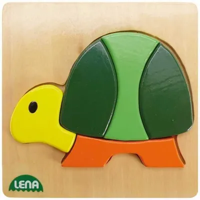 Produktbild von Lena 32063 - Holzpuzzle Schildkröte 4006942722907