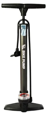 Produktbild von WheelZone - Fahrradpumpe mit Universalaufsätzen - Ballpumpe / Handpumpe - 38 x 500 mm - Schwarz 1 Stück [51065B]